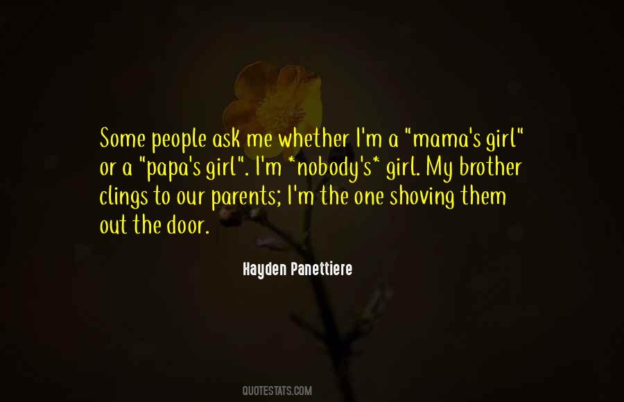 Quotes About Mama's Girl #882213