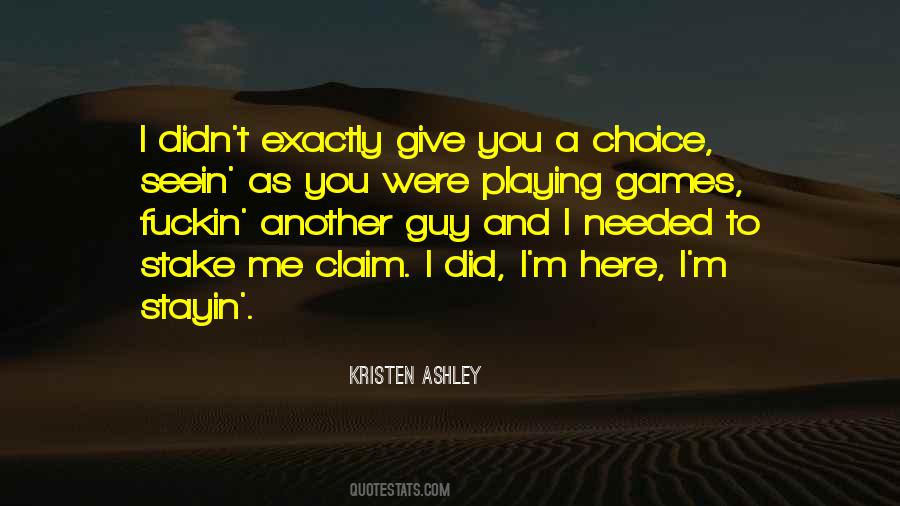 Quotes About Playing Games #744703