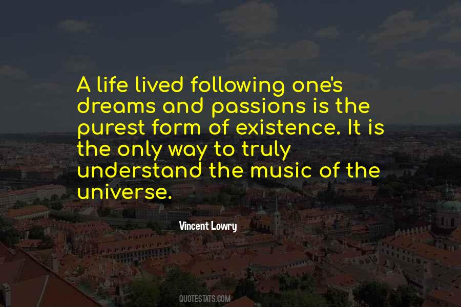 Following My Dreams Quotes #1103647