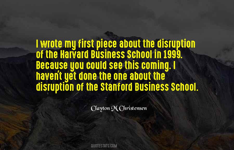 Quotes About Harvard Business School #1047062