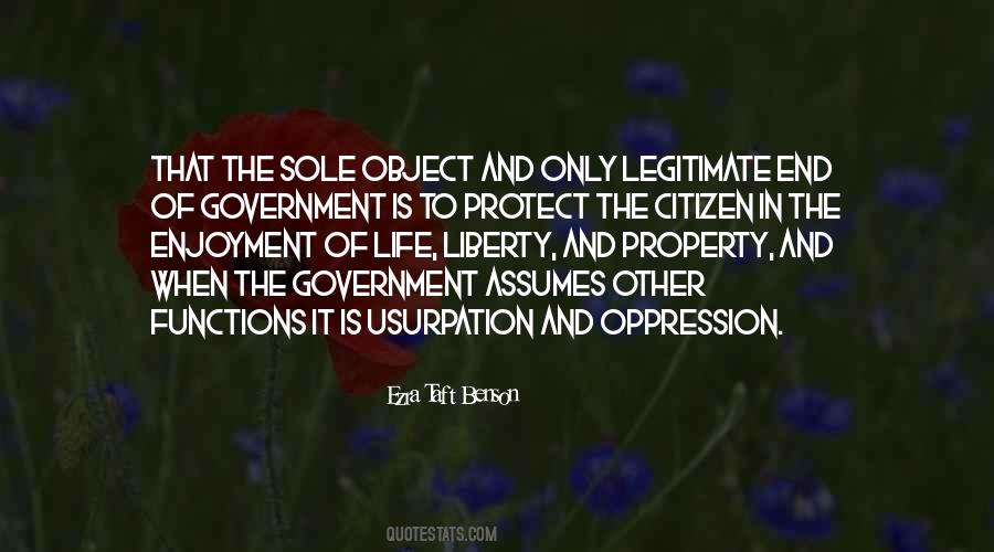 Quotes About Life Liberty And Property #1305224