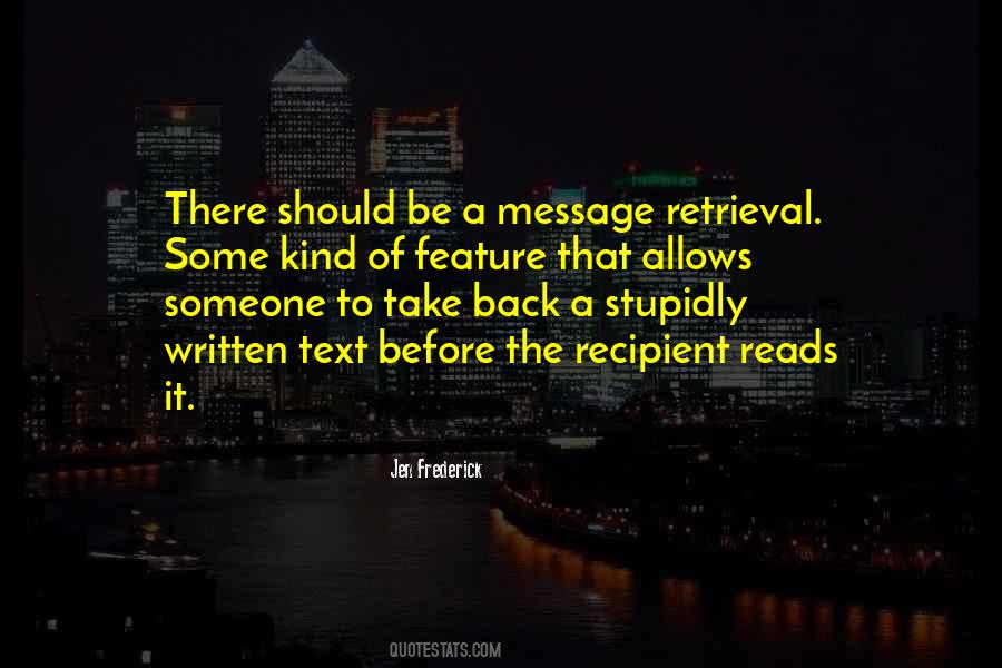Quotes About A Message #1180961