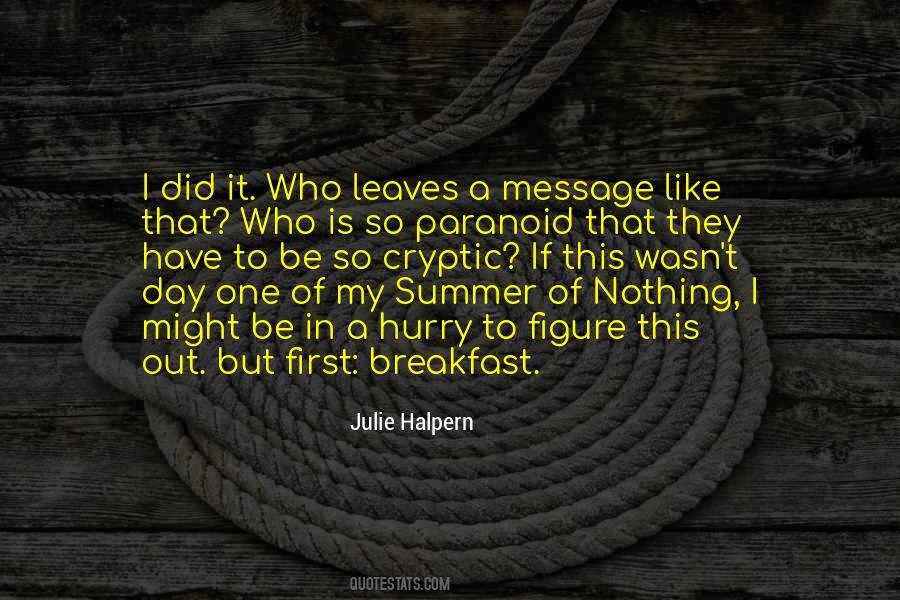 Quotes About A Message #1252767