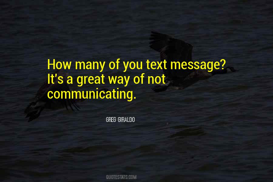 Quotes About A Message #74589