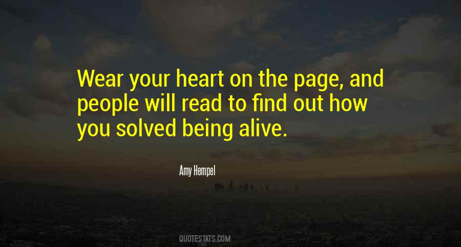 Heart Alive Quotes #306786