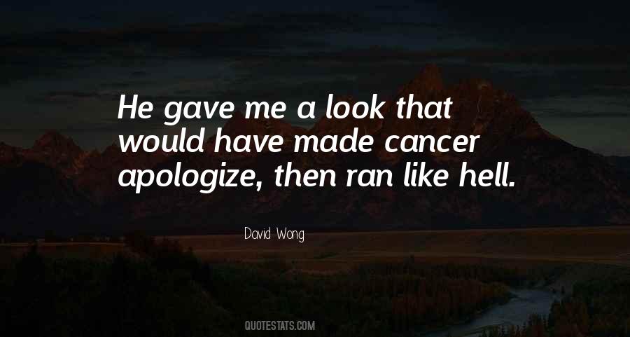 Quotes About Apologize #1049329