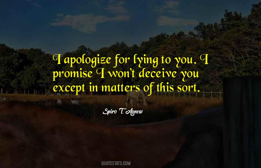 Quotes About Apologize #1074396