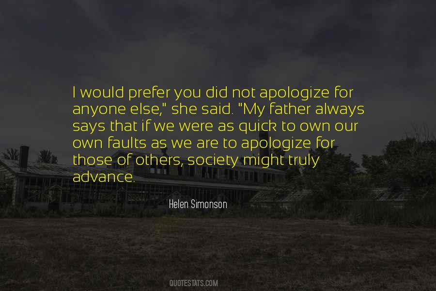 Quotes About Apologize #1206246