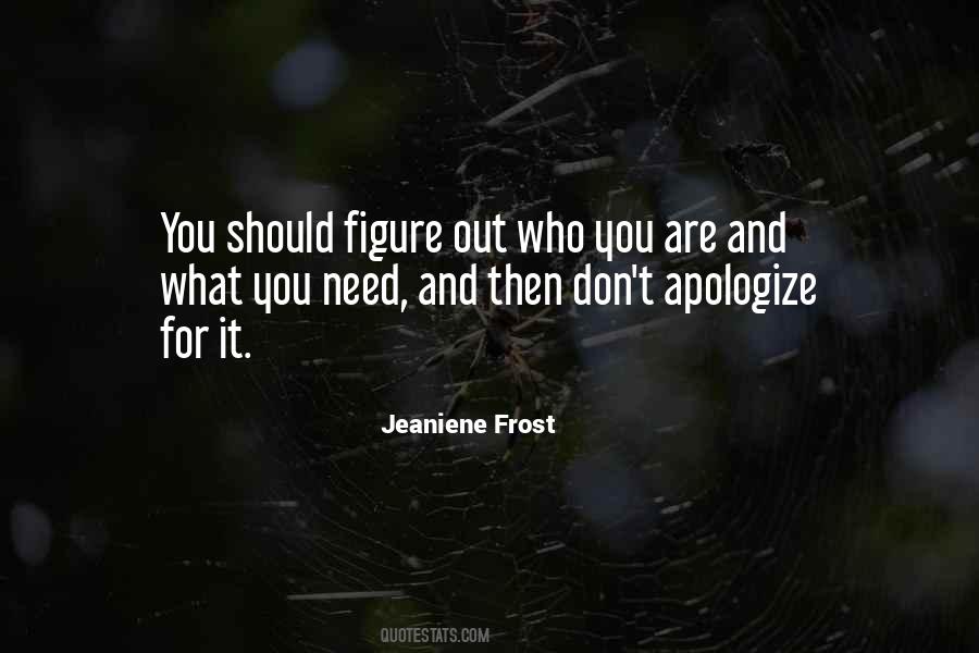 Quotes About Apologize #1208767