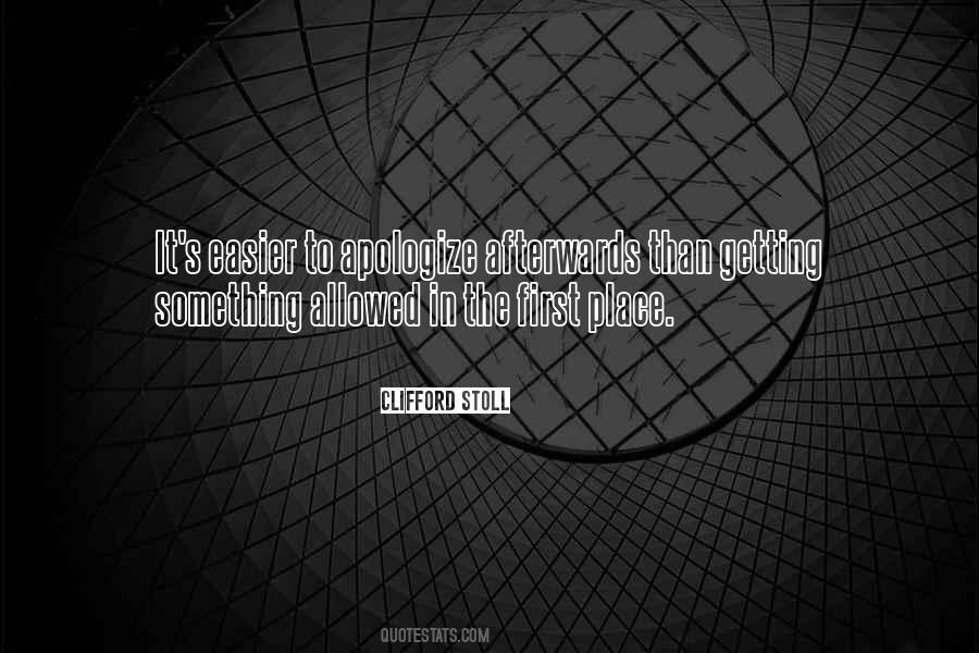 Quotes About Apologize #1246025