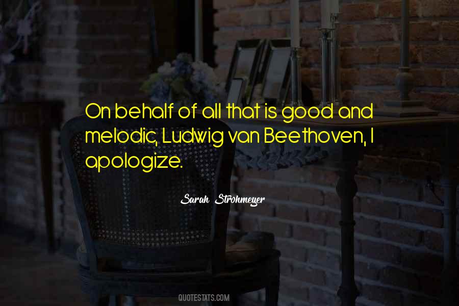 Quotes About Apologize #1354090