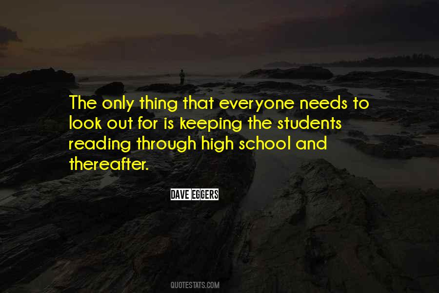Quotes About High School Students #1050482