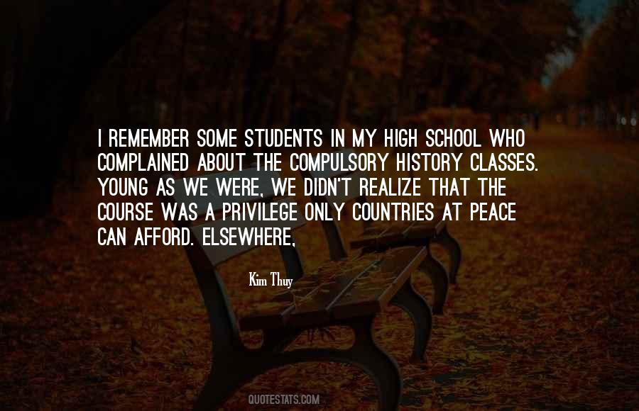 Quotes About High School Students #1756931