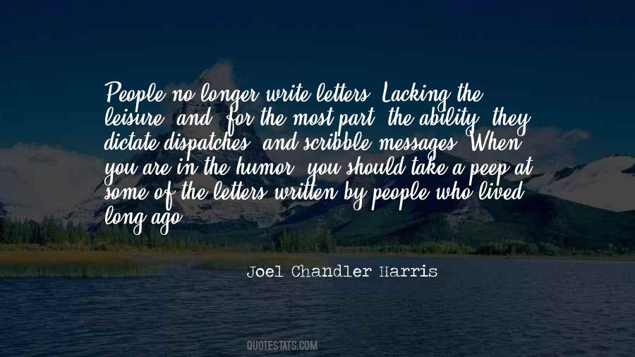Quotes About Lacking #1277052