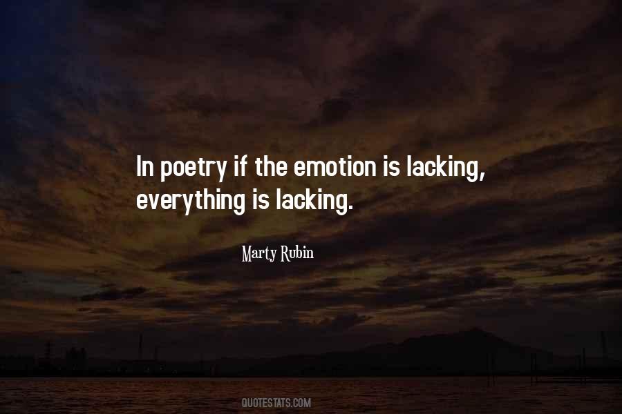 Quotes About Lacking #1311970