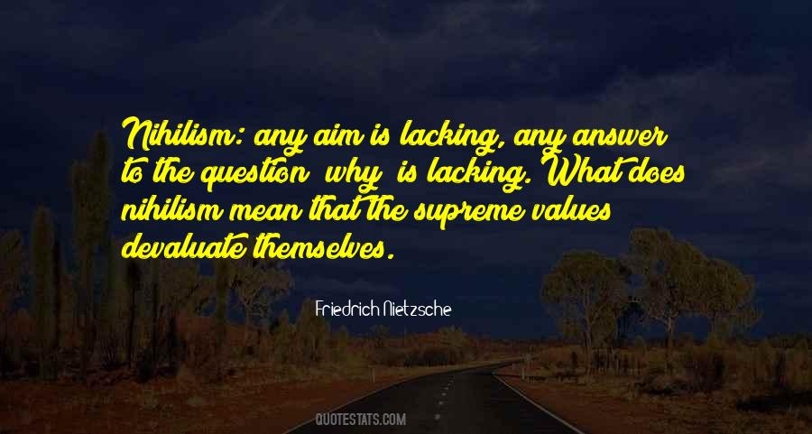 Quotes About Lacking #1330403
