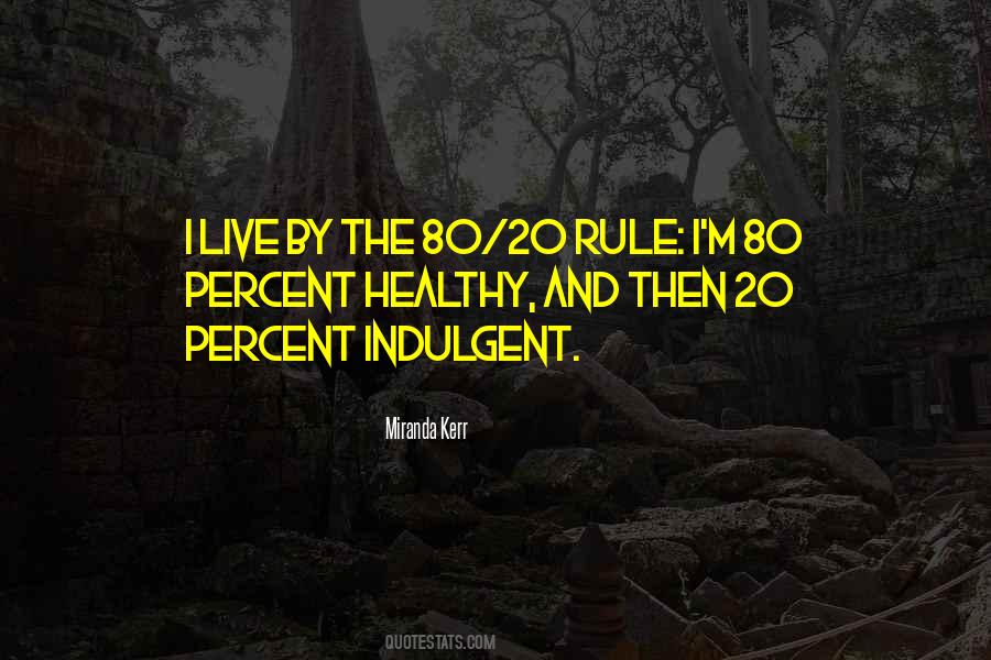 Quotes About 80 20 Rule #1759812