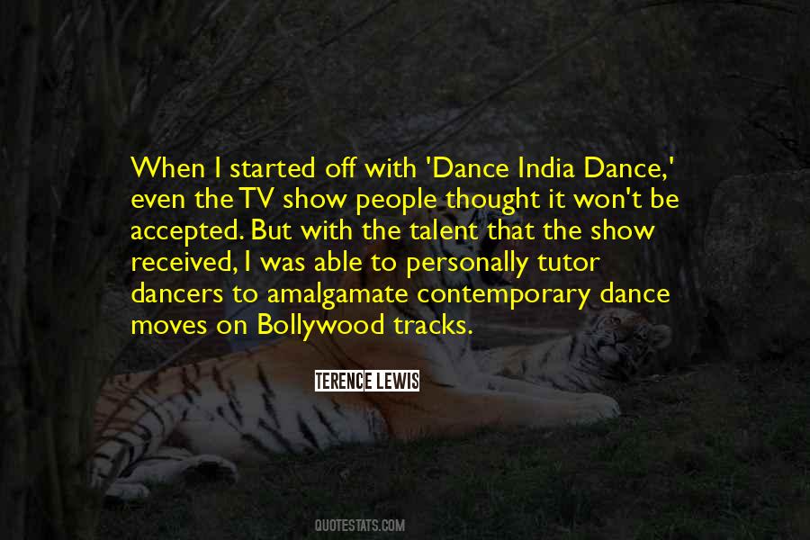 Quotes About Bollywood Dance #282569