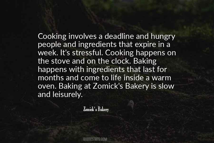 Quotes About Baking #485632