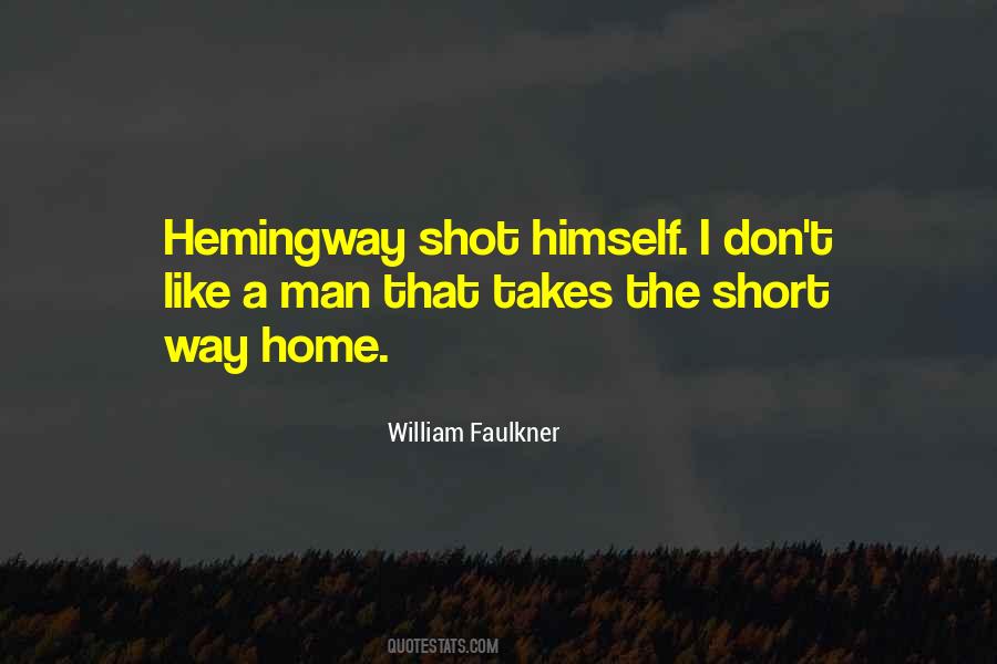 Quotes About Home Hemingway #1213393