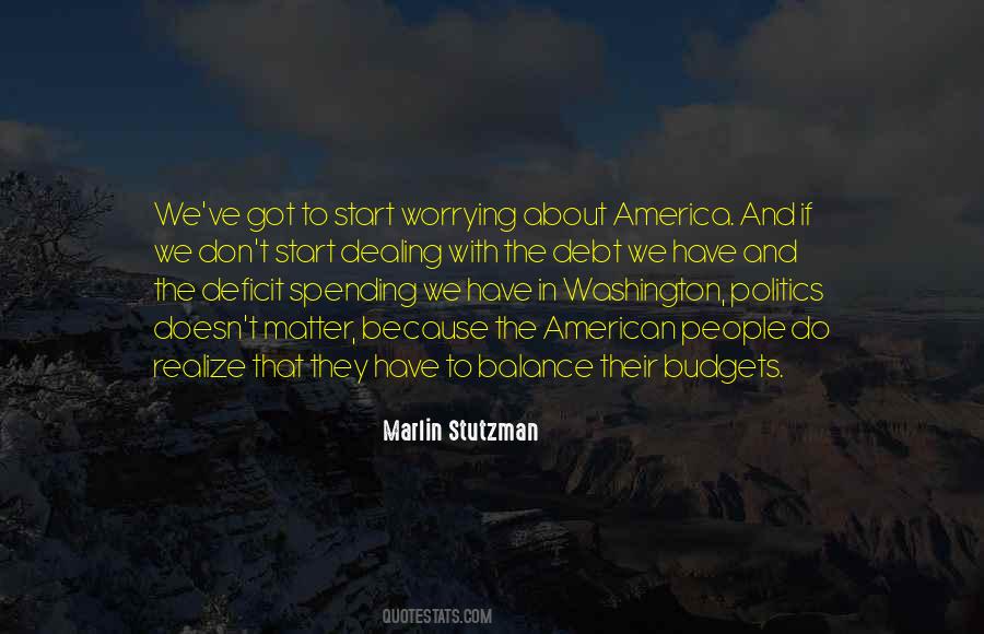 Quotes About America's Debt #1831929