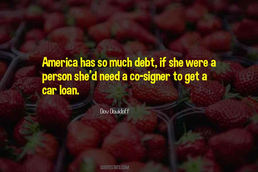 Quotes About America's Debt #91585