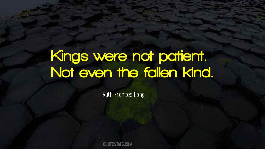 Quotes About Fallen Kings #1371918