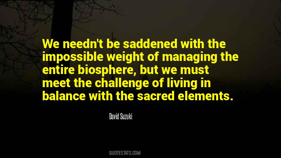 Quotes About Balance In Nature #1550298