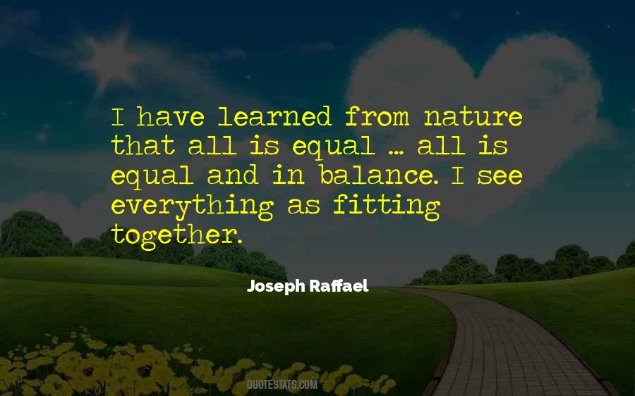 Quotes About Balance In Nature #30442