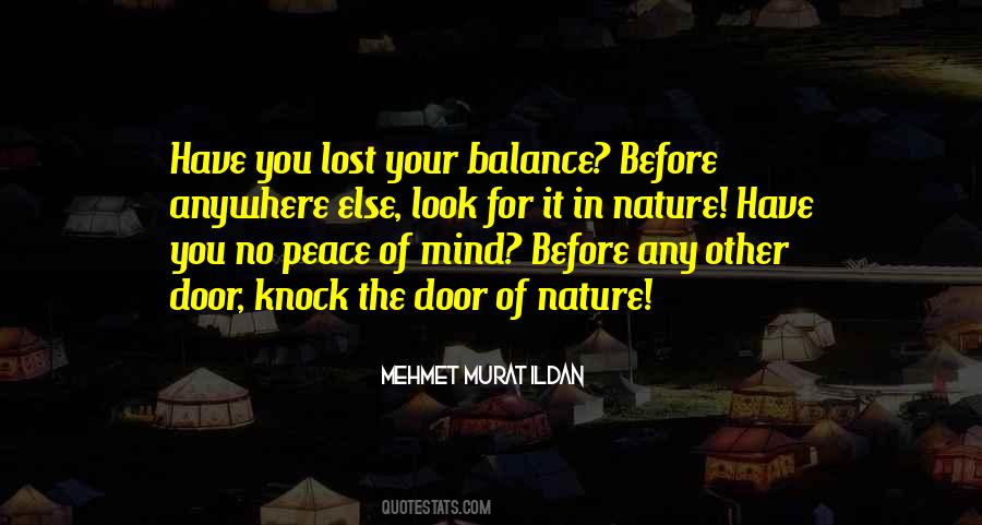 Top 55 Quotes About Balance In Nature: Famous Quotes & Sayings About Balance  In Nature