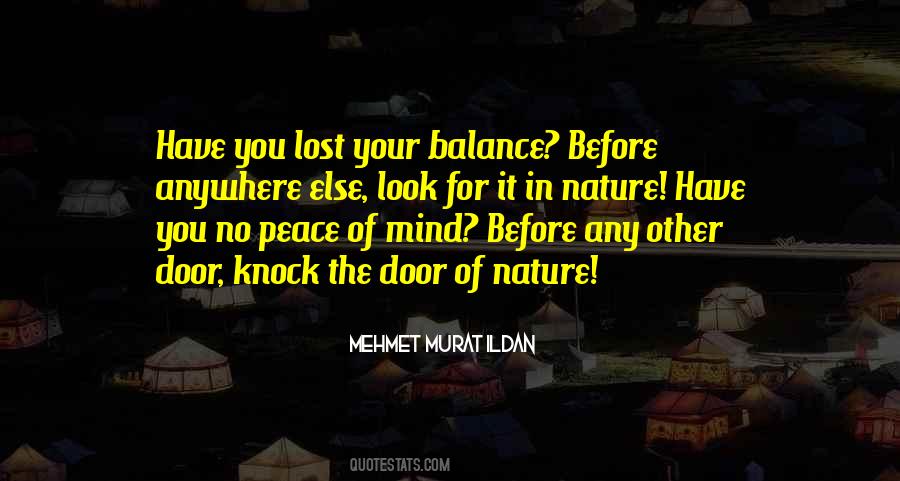 Quotes About Balance In Nature #784520
