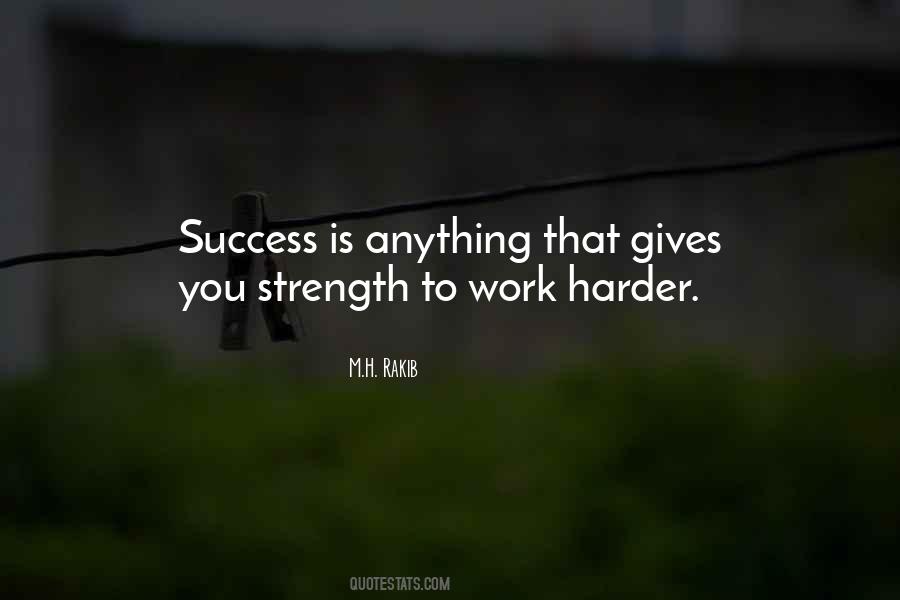Success Strength Quotes #161332