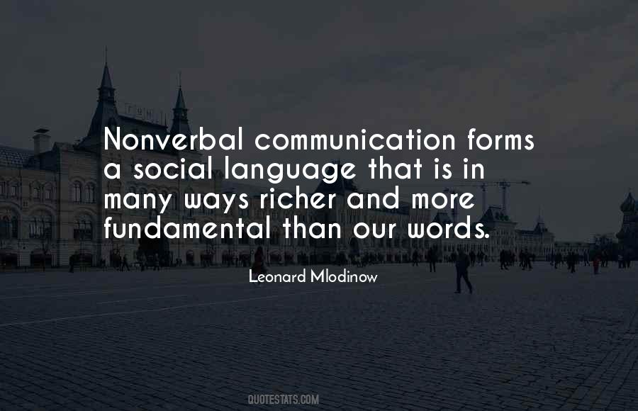Quotes About Ways Of Communication #1592887