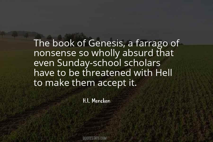 Quotes About The Book Of Genesis #755519