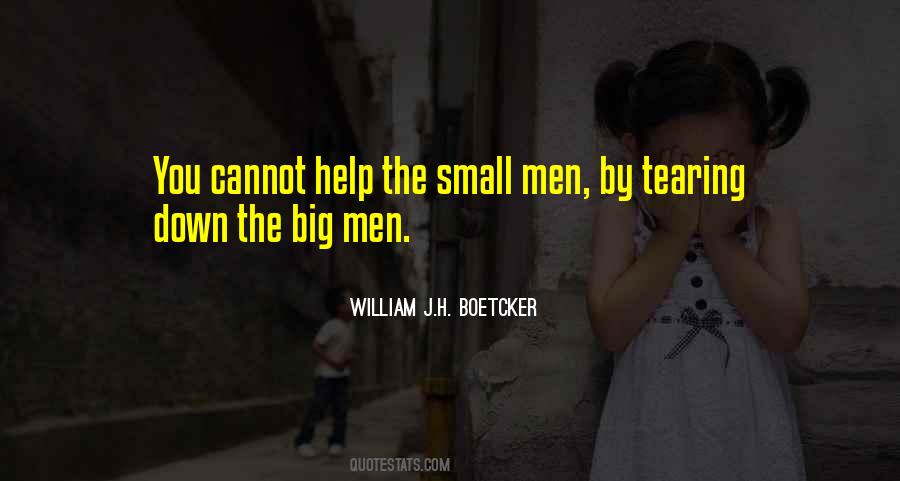 Small Men Quotes #1079886