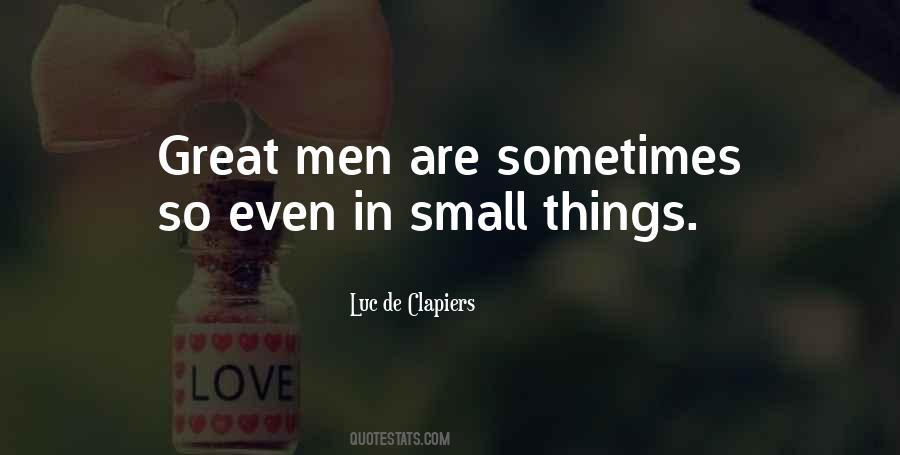 Small Men Quotes #235955