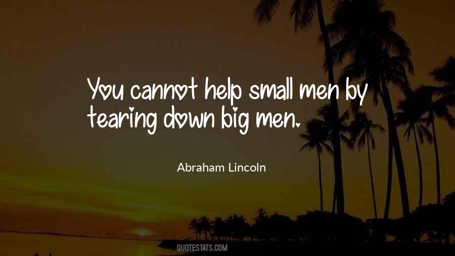 Small Men Quotes #566947