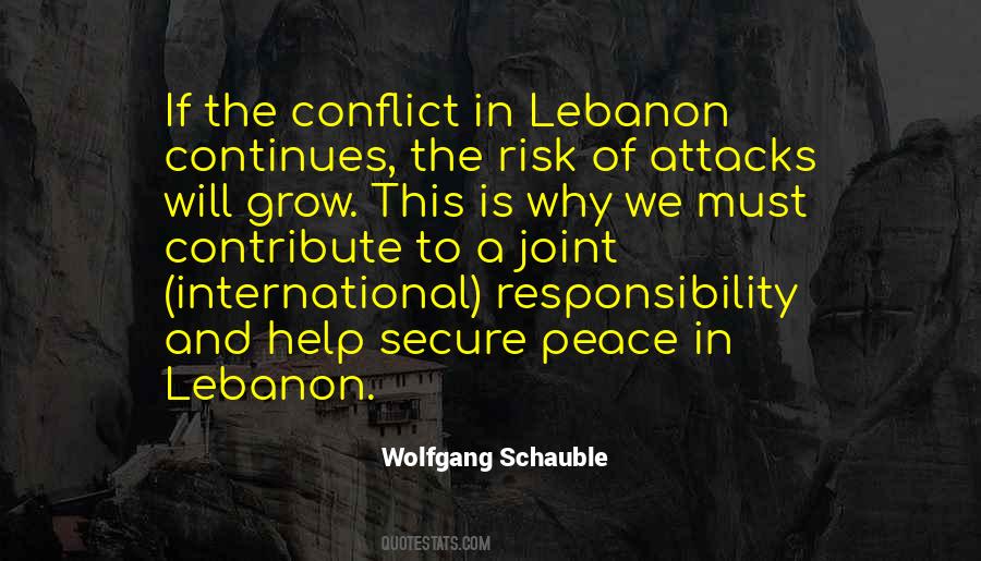 Quotes About International Conflict #1752923
