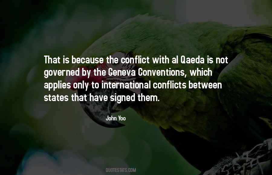 Quotes About International Conflict #972598