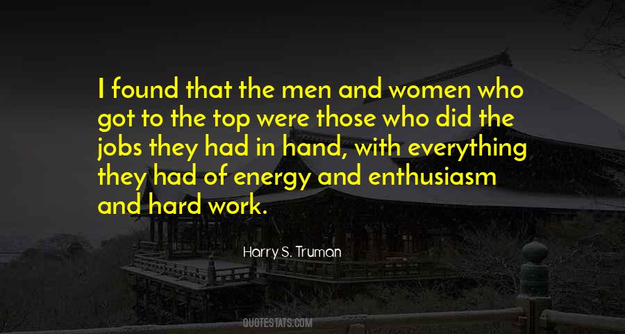 Quotes About Energy And Enthusiasm #860824