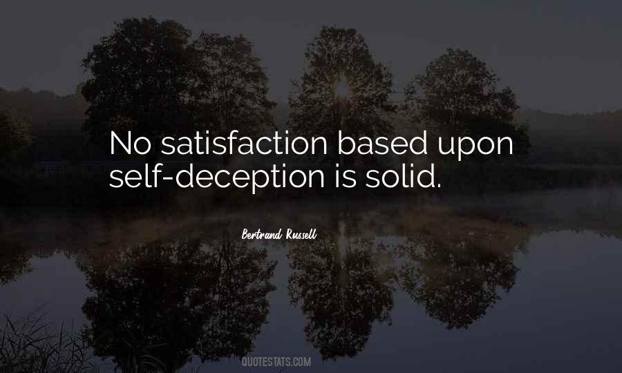 Quotes About Self Satisfaction #1086857