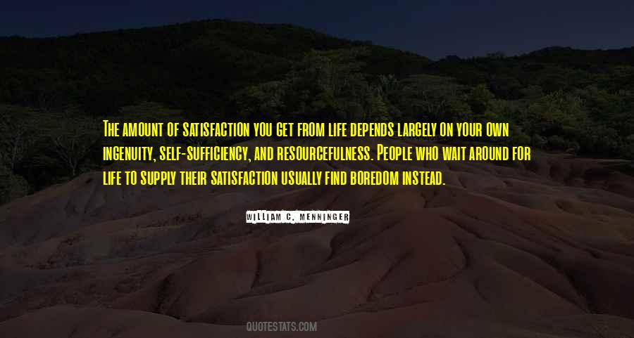 Quotes About Self Satisfaction #695136