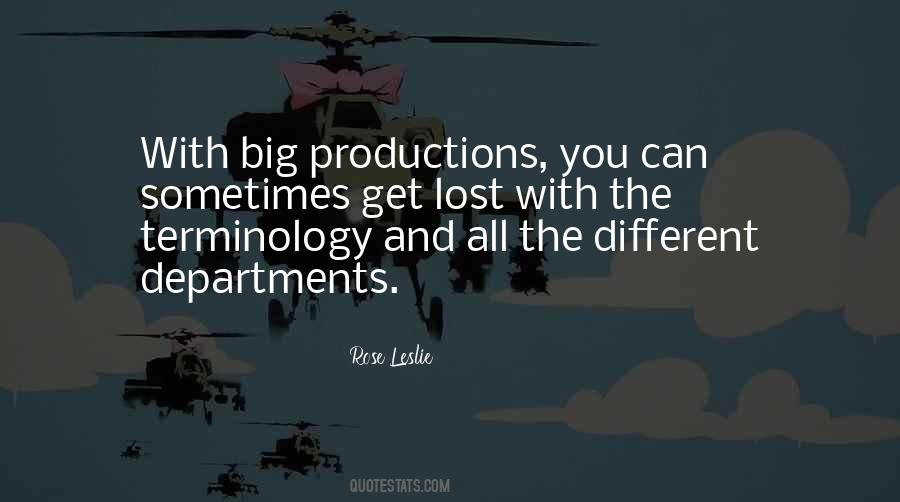 Quotes About Productions #1136968