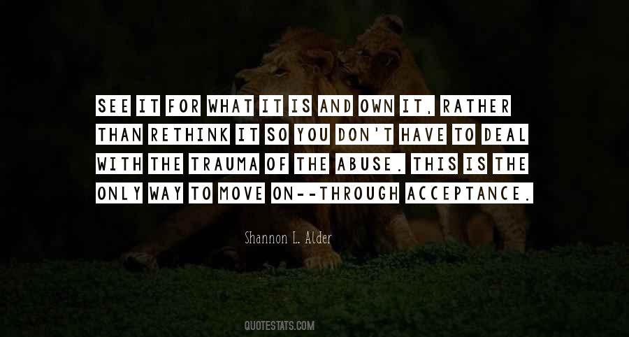 Quotes About Trauma Recovery #550651