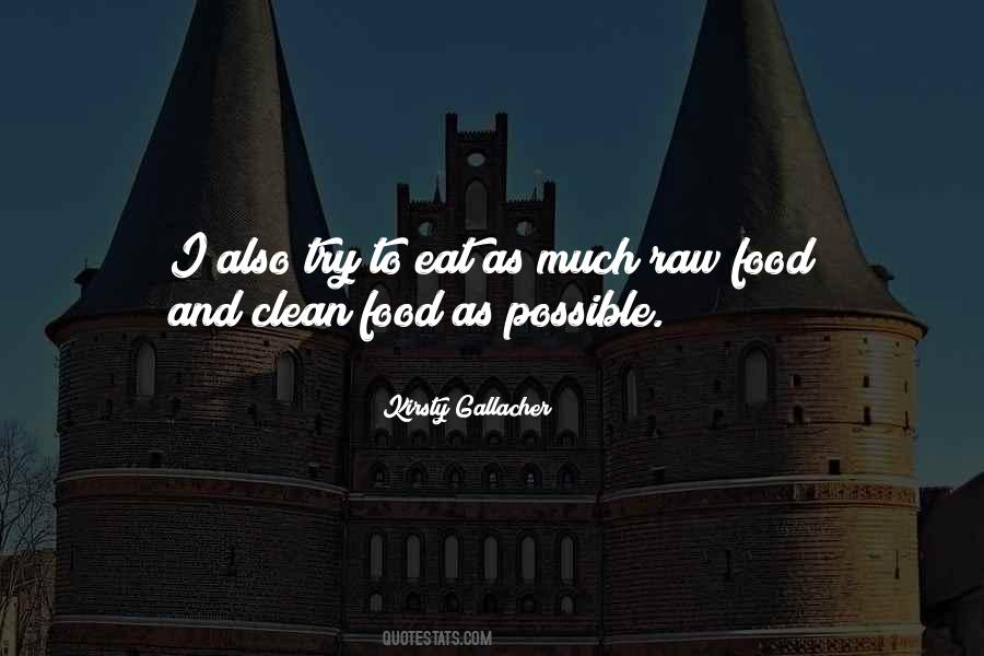 Quotes About Raw Food #178547