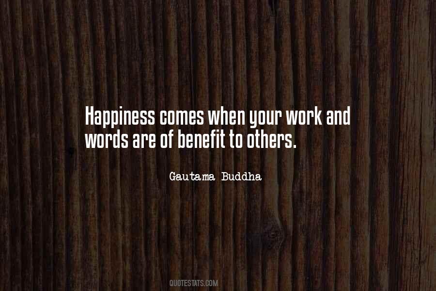 Quotes About Happiness And Work #144334