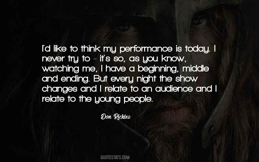 Night Is Young Quotes #776949