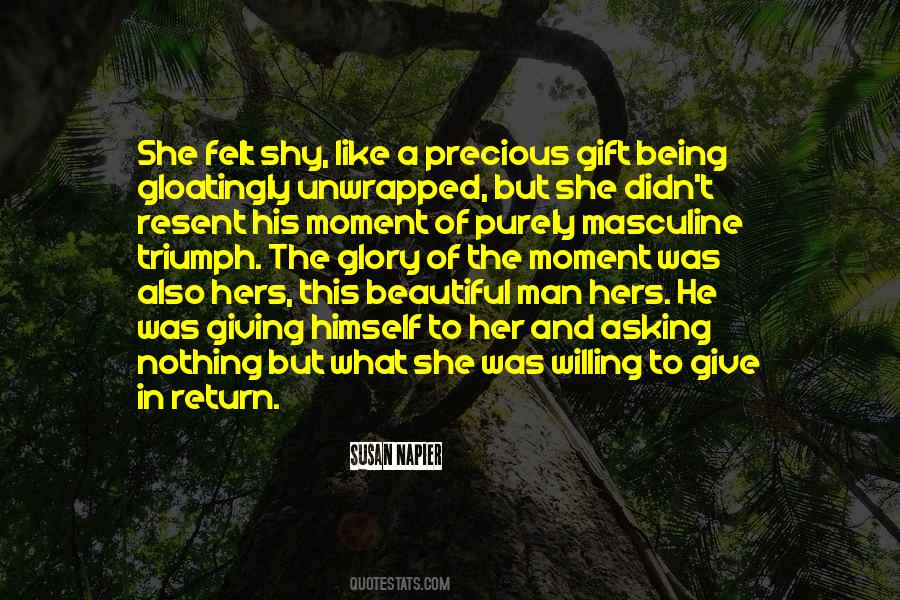 Quotes About Shy Man #1698645