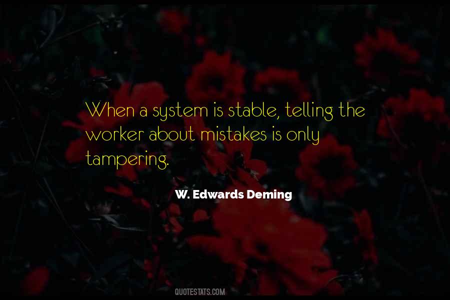 Quotes About Tampering #1044676
