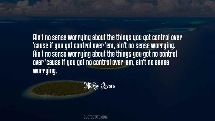 Quotes About Worrying About Things You Can't Control #1237792